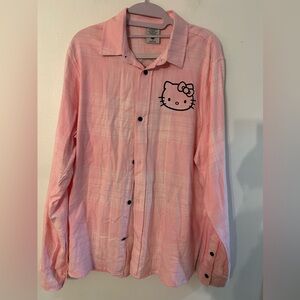 Hello Kitty, women’s longsleeved boyfriend shirt